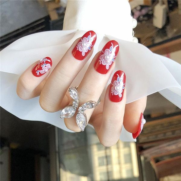 false nails 24pcs red flower pattern wear short paragraph fashion manicure patch save time wearable nail cin6 899, Red;gold
false nails 24pcs red flower pattern wear short paragraph fashion manicure patch save time wearable nail cin6 899, Red;gold