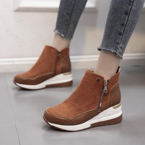 boots plus size warm plush winter botas chunky sneakers ankle women shoes ladys zipper buckle thick sole platform zapatos mujer, Black
boots plus size warm plush winter botas chunky sneakers ankle women shoes ladys zipper buckle thick sole platform zapatos mujer, Black