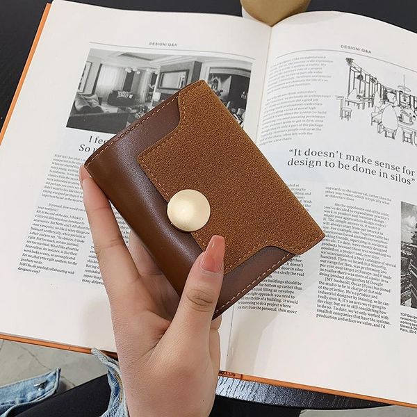 frosted small wallet women's short three fold fashion simple korean mini tide wallets, Red;black
frosted small wallet women's short three fold fashion simple korean mini tide wallets, Red;black