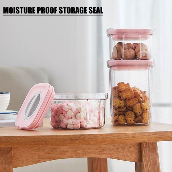 storage bottles & jars 600/1300/2000 ml food container plastic kitchen refrigerator noodle box multi grain tank transparent sealed
storage bottles & jars 600/1300/2000 ml food container plastic kitchen refrigerator noodle box multi grain tank transparent sealed