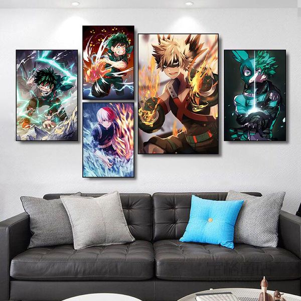 paintings canvas painting janpnese anime my hero academia poster wall art print picture for living kids room decoration
paintings canvas painting janpnese anime my hero academia poster wall art print picture for living kids room decoration
