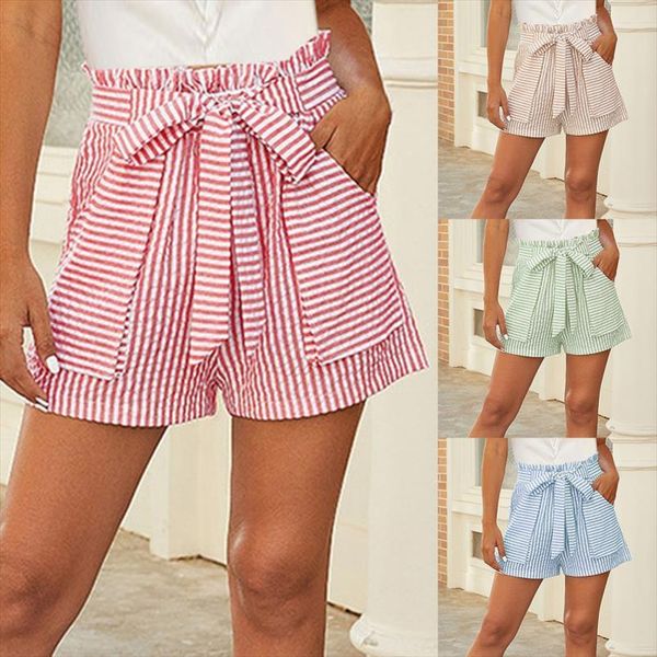summer casual loose beach women short stripe pockets bandage elastic high waist female holiday vocation, White;black
summer casual loose beach women short stripe pockets bandage elastic high waist female holiday vocation, White;black