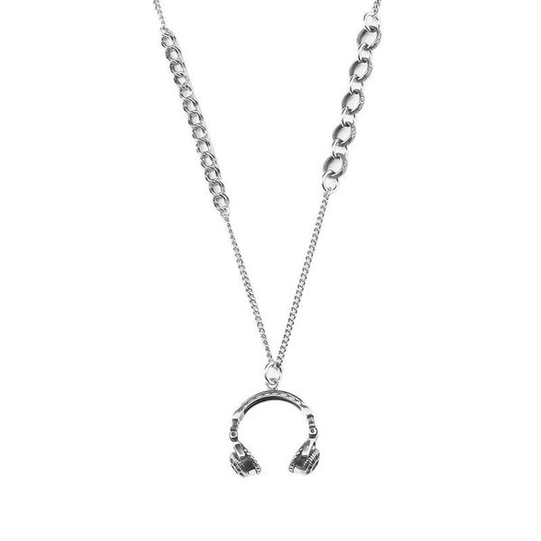 pendant necklaces timeonly unique design headset necklace for women femme toggle clasp metal hip hop buddy accessories street, Silver
pendant necklaces timeonly unique design headset necklace for women femme toggle clasp metal hip hop buddy accessories street, Silver