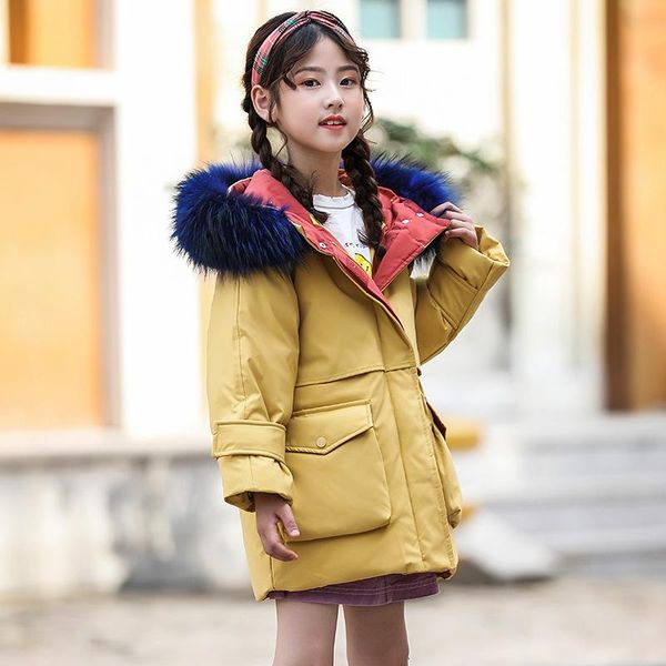 winter warm girl's down jacket children parkas coat real fur kid teenager thick outerwear raccoon hooded -30degree, Blue;gray
winter warm girl's down jacket children parkas coat real fur kid teenager thick outerwear raccoon hooded -30degree, Blue;gray