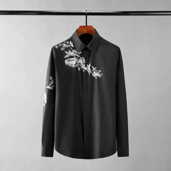 tee shirt shirt cotton male long sleeve flora printing casual mens slim fit party man shirts 4xl, White;black
tee shirt shirt cotton male long sleeve flora printing casual mens slim fit party man shirts 4xl, White;black