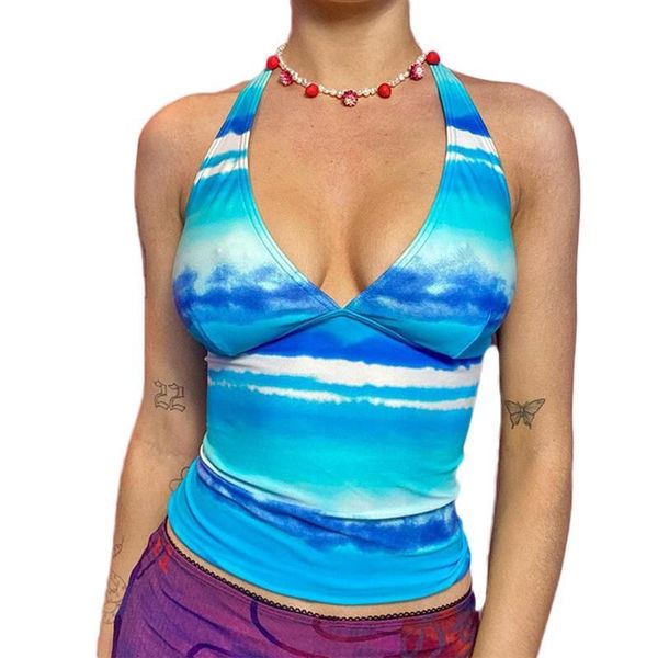 women's tanks & camis 2021 summer 90s tie dye floral print lace-up vest women v-neck halter backless tank sleeveless for daily par, White
women's tanks & camis 2021 summer 90s tie dye floral print lace-up vest women v-neck halter backless tank sleeveless for daily par, White