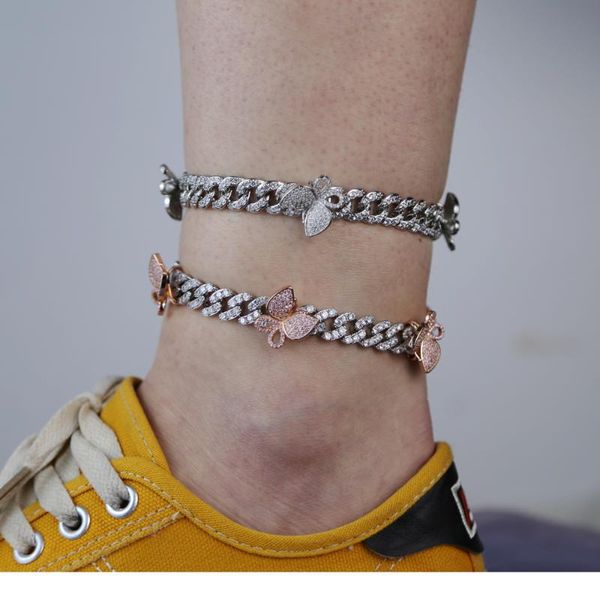 anklets 2021 summer style leg anklet bracelet butterfly iced out hip hop cuban link dainty jewelry for women wedding gift, Red;blue
anklets 2021 summer style leg anklet bracelet butterfly iced out hip hop cuban link dainty jewelry for women wedding gift, Red;blue