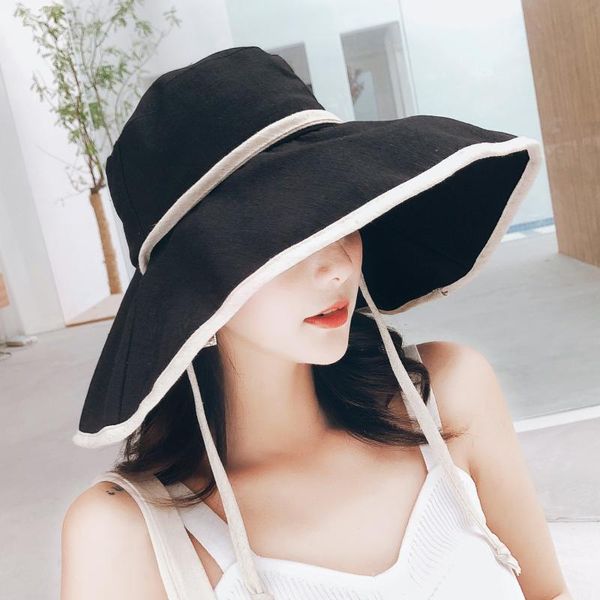 wide brim hats women sun-protection bucket great shade drawstring female vacation caps leisure fashion fisherman lady all-match simple, Blue;gray
wide brim hats women sun-protection bucket great shade drawstring female vacation caps leisure fashion fisherman lady all-match simple, Blue;gray