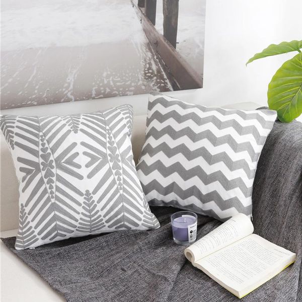 cushion/decorative pillow simple elegant embroidery cushion cover car sofa home decorative grey series geometric cotton linen pillowcase
cushion/decorative pillow simple elegant embroidery cushion cover car sofa home decorative grey series geometric cotton linen pillowcase