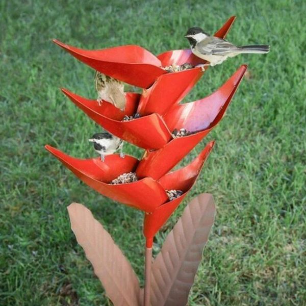 other bird supplies feeder red flower standing garden art metal stakes for outdoor yard decor pet with stand
other bird supplies feeder red flower standing garden art metal stakes for outdoor yard decor pet with stand