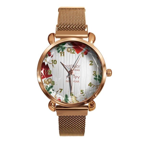 wristwatches lintimes lady merry christmas quartz watch happy year plants alloy band analog wristwatch, Slivery;brown
wristwatches lintimes lady merry christmas quartz watch happy year plants alloy band analog wristwatch, Slivery;brown