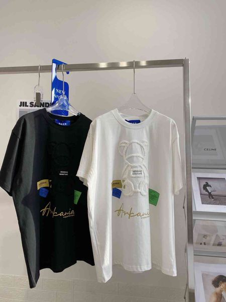 brand aderror three dimensional towel embroidered bear short sleeve round neck couple loose t-shirt half sleeve fashion brand, White;black
brand aderror three dimensional towel embroidered bear short sleeve round neck couple loose t-shirt half sleeve fashion brand, White;black