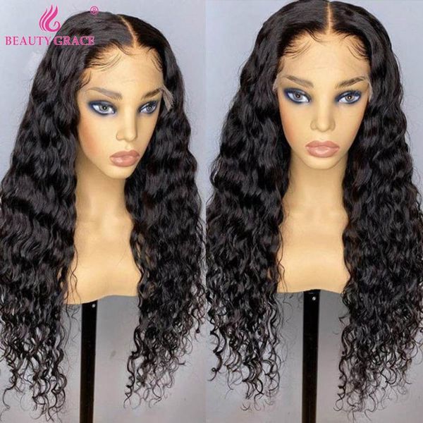 lace wigs 30 inches deep wave closure wig human hair frontal transparent front remy 4x4, Black;brown 
lace wigs 30 inches deep wave closure wig human hair frontal transparent front remy 4x4, Black;brown