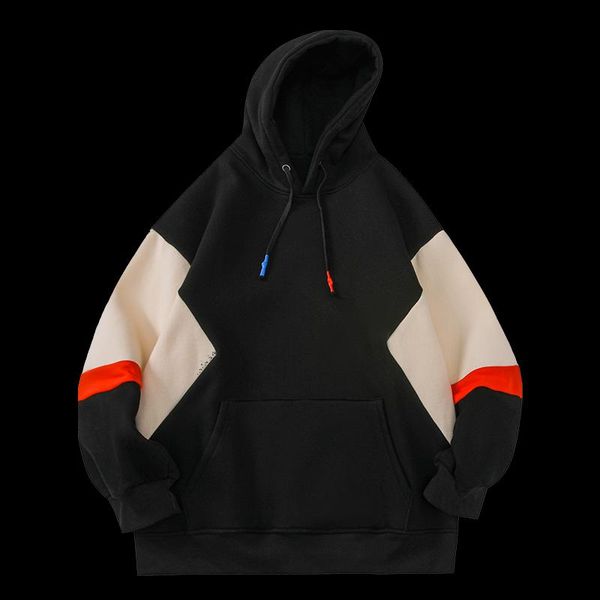 men's hoodies & sweatshirts hollow sports hooded thread stitching sweater jacket, Black
men's hoodies & sweatshirts hollow sports hooded thread stitching sweater jacket, Black