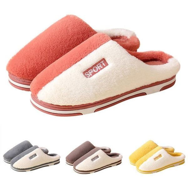 slippers winter warm cotton women men home shoes simple non-slip indoor slides corduroy couple slipper female, Black
slippers winter warm cotton women men home shoes simple non-slip indoor slides corduroy couple slipper female, Black