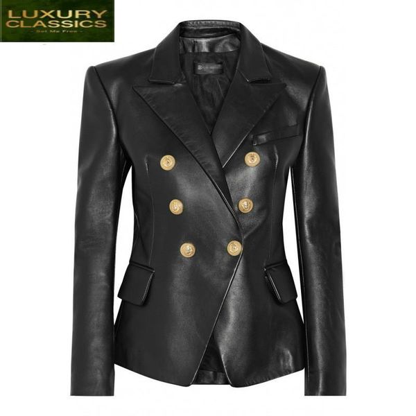 women's leather & faux fur coat spring autumn suit real genuine jacket women clothes 2021 100% sheepskin ol korean elegant zt2235, Black
women's leather & faux fur coat spring autumn suit real genuine jacket women clothes 2021 100% sheepskin ol korean elegant zt2235, Black