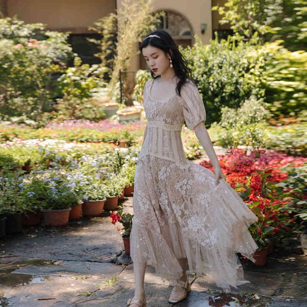 dress ed in women's lace from vintage short sleeve the hollow neck out long 2021 summer party fall, Black;gray
dress ed in women's lace from vintage short sleeve the hollow neck out long 2021 summer party fall, Black;gray