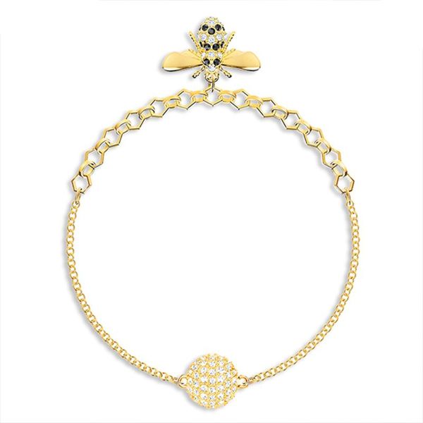link, chain fashion gold colors geometric magnetic clasp bee bracelet micro zircon women girls wedding party jewelry accessories, Black
link, chain fashion gold colors geometric magnetic clasp bee bracelet micro zircon women girls wedding party jewelry accessories, Black