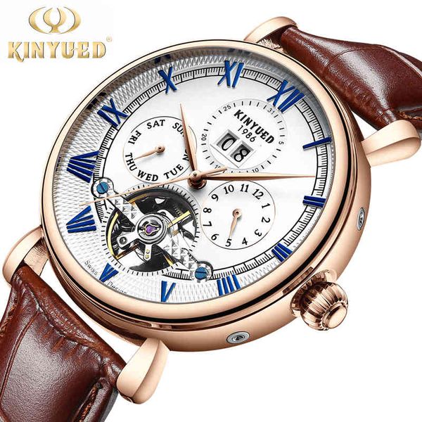 men sports tours clocks kinyued automatic brand luxury fashion leather gentlemen clock relogio masculino, Slivery;brown
men sports tours clocks kinyued automatic brand luxury fashion leather gentlemen clock relogio masculino, Slivery;brown