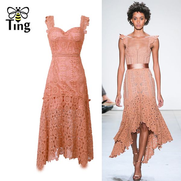 summer boho lace hollow out embroidery maxi dresses designer runway ruffles sleeve ladies party women clothes 210513, Black;gray
summer boho lace hollow out embroidery maxi dresses designer runway ruffles sleeve ladies party women clothes 210513, Black;gray