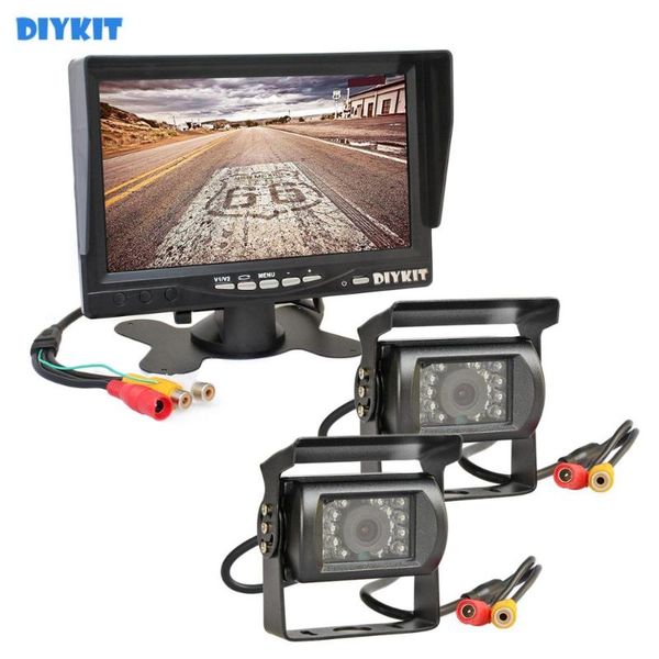 car rear view cameras& parking sensors diykit 2 x ir ccd camera + 7 inch hd tft lcd monitor reverse remote control
car rear view cameras& parking sensors diykit 2 x ir ccd camera + 7 inch hd tft lcd monitor reverse remote control