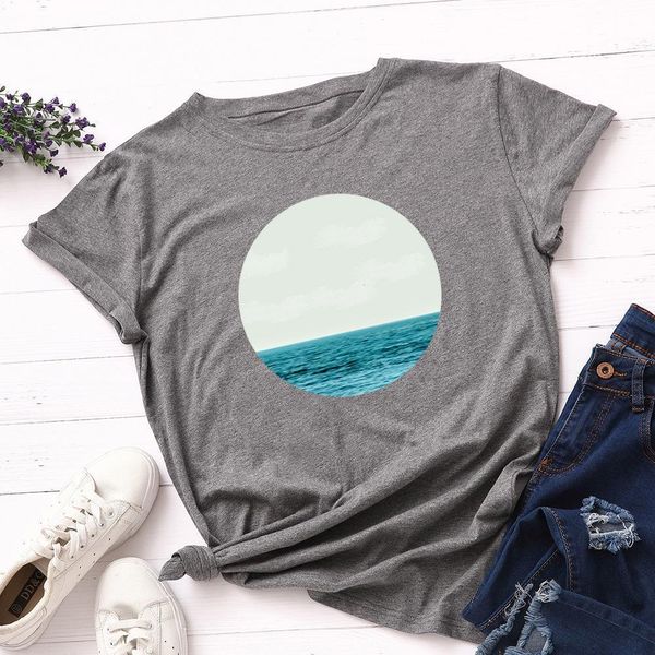 plus size sky sea women 100% cotton print o neck short sleeve summer graphic t shirts casual loose tee, White
plus size sky sea women 100% cotton print o neck short sleeve summer graphic t shirts casual loose tee, White