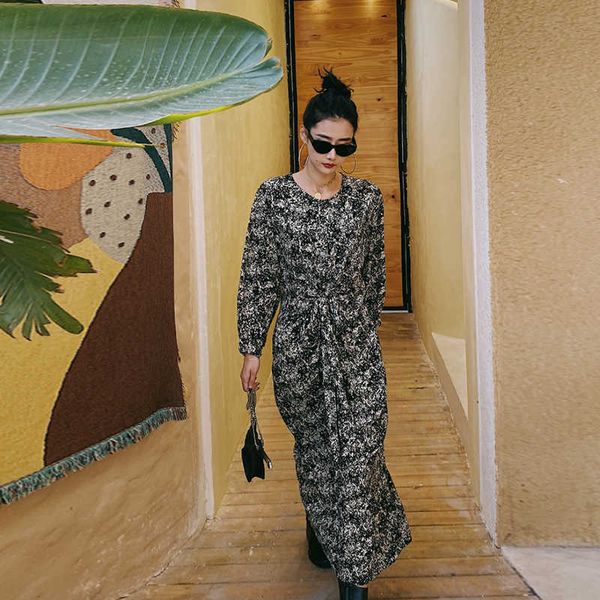 long sleeve dress lady o-neck vintage streetwear black party spring summer women fashion clothing vestidos mujer verano 210625, Black;gray
long sleeve dress lady o-neck vintage streetwear black party spring summer women fashion clothing vestidos mujer verano 210625, Black;gray