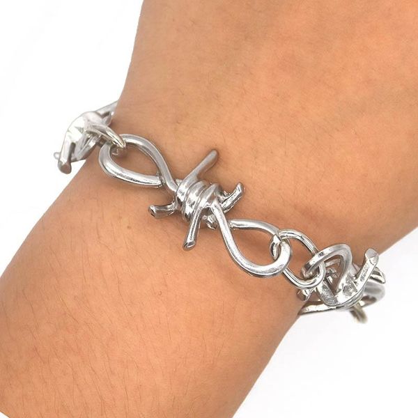 link, chain men women bracelets charm gifts thorns bracelet fashion men's jewelry, Black
link, chain men women bracelets charm gifts thorns bracelet fashion men's jewelry, Black