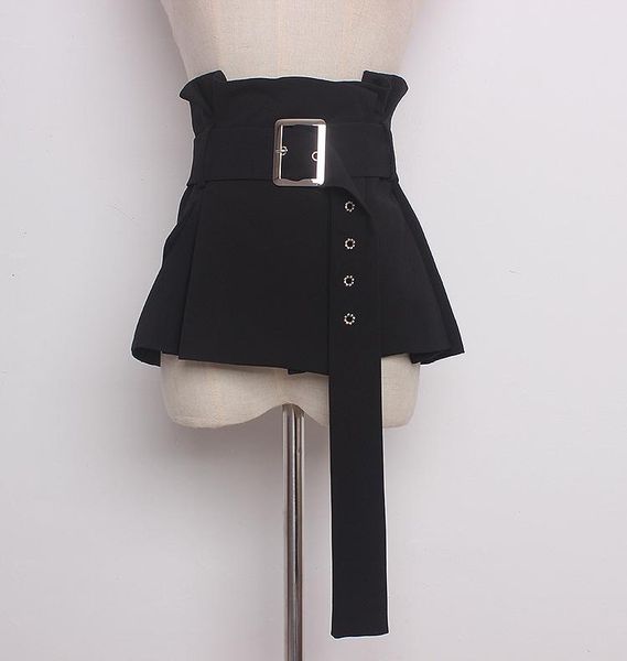 belts superaen japanese casual square button fabric pleated waistband women's decorative shirt retro wide waist belt cummerbunds, Black;brown
belts superaen japanese casual square button fabric pleated waistband women's decorative shirt retro wide waist belt cummerbunds, Black;brown