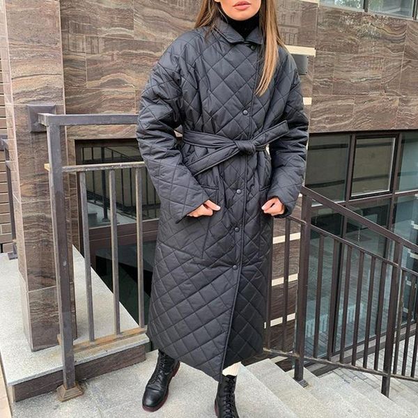 women's down & parkas a fashion turn collar women elegant pockets long coats single breasted cotton jackets ladies, Black
women's down & parkas a fashion turn collar women elegant pockets long coats single breasted cotton jackets ladies, Black