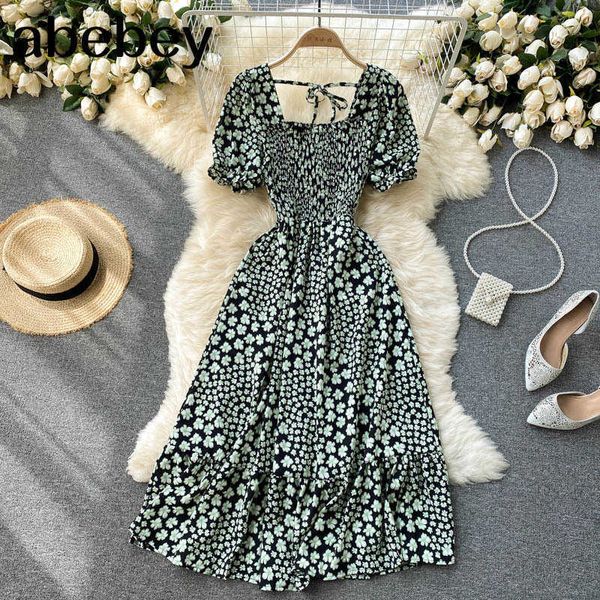 women korean floral dress sweet puff sleeve square collar ruched a-line dresses summer boho print ruffle holiday dress 210715, Black;gray
women korean floral dress sweet puff sleeve square collar ruched a-line dresses summer boho print ruffle holiday dress 210715, Black;gray