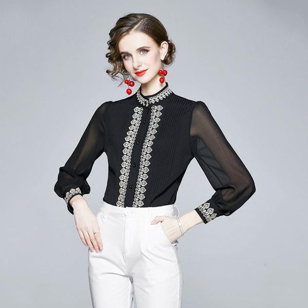 spring autumn shirt lantern sleeve white black chiffon blouse womens and blouses embroidery blusas mujer de moda 2021 women's & shirts
spring autumn shirt lantern sleeve white black chiffon blouse womens and blouses embroidery blusas mujer de moda 2021 women's & shirts