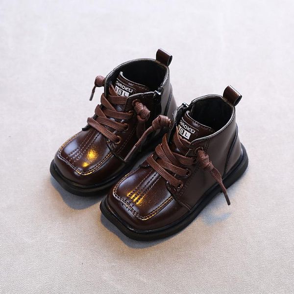 boots boys solid black classic autumn student school britain style girls 2021 kids shoes pu thick bottom warm, Black;grey
boots boys solid black classic autumn student school britain style girls 2021 kids shoes pu thick bottom warm, Black;grey
