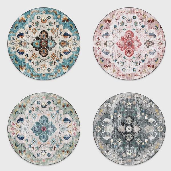 carpets american country round area rugs retro floral persian living room large bedroom hanging basket chair non-slip floor mat
carpets american country round area rugs retro floral persian living room large bedroom hanging basket chair non-slip floor mat