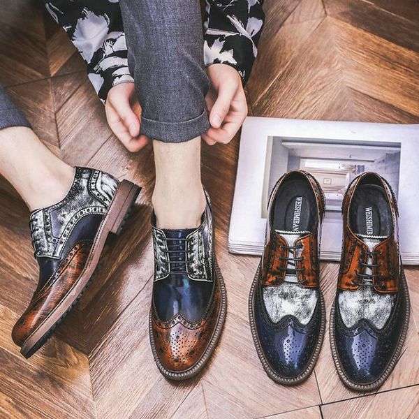 shoe male colours mixed dress in fashion leather lace wedding party shoes broach business oxfords apartments 559 4bss, Black
shoe male colours mixed dress in fashion leather lace wedding party shoes broach business oxfords apartments 559 4bss, Black