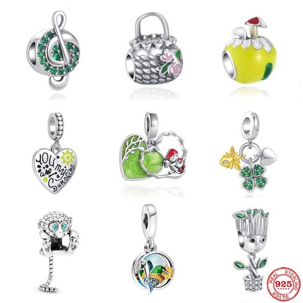other green bead pendant dangle reindeer chimpanzees charm fit original sterling silver 925 bracelet for girl jewelry
other green bead pendant dangle reindeer chimpanzees charm fit original sterling silver 925 bracelet for girl jewelry