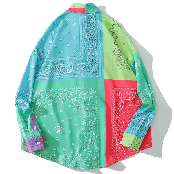 men's polos polos bandana color block print long sleeve hawaiian beach tees shirts streetwear harajuku hip hop casual shirt 3rh3, White;black
men's polos polos bandana color block print long sleeve hawaiian beach tees shirts streetwear harajuku hip hop casual shirt 3rh3, White;black
