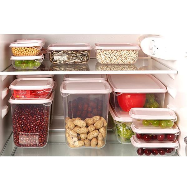 storage bottles & jars kitchen half flip cover food box airtight plastic containers sealing for coarse cereals and grains 4.10
storage bottles & jars kitchen half flip cover food box airtight plastic containers sealing for coarse cereals and grains 4.10