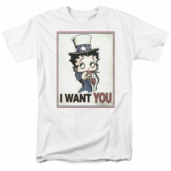 betty boop auntie boop t shirt mens licensed cartoon merchandise uncle sam white, White;black
betty boop auntie boop t shirt mens licensed cartoon merchandise uncle sam white, White;black