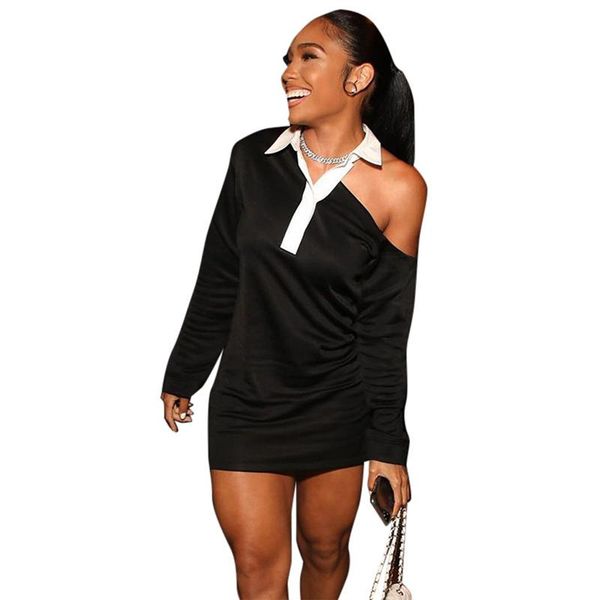casual dresses fashion off shoulder long sleeve black slim dress 2021 autumn women irregular chic party clubwear mini lady, Black;gray
casual dresses fashion off shoulder long sleeve black slim dress 2021 autumn women irregular chic party clubwear mini lady, Black;gray