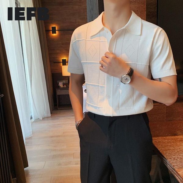 men's polos iefb summer short sleeve knitted shirt black white solid color british trend slim fi breathable cardigan y8326, White;black
men's polos iefb summer short sleeve knitted shirt black white solid color british trend slim fi breathable cardigan y8326, White;black