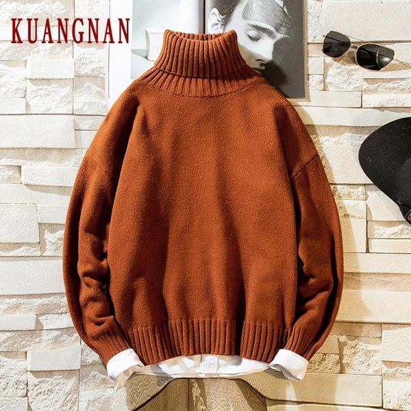 men's sweaters kuangnan solid knitted turtleneck men sweater turtle neck pullover coat xxxl 2021 autumn winter pull1, White;black
men's sweaters kuangnan solid knitted turtleneck men sweater turtle neck pullover coat xxxl 2021 autumn winter pull1, White;black