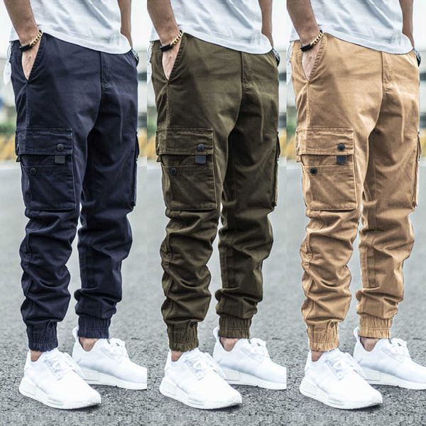 men's pants korean style fashion joggers big pocket casual cargo streetwear designer hip hop harem trousers ankle banded d5o3, Black
men's pants korean style fashion joggers big pocket casual cargo streetwear designer hip hop harem trousers ankle banded d5o3, Black