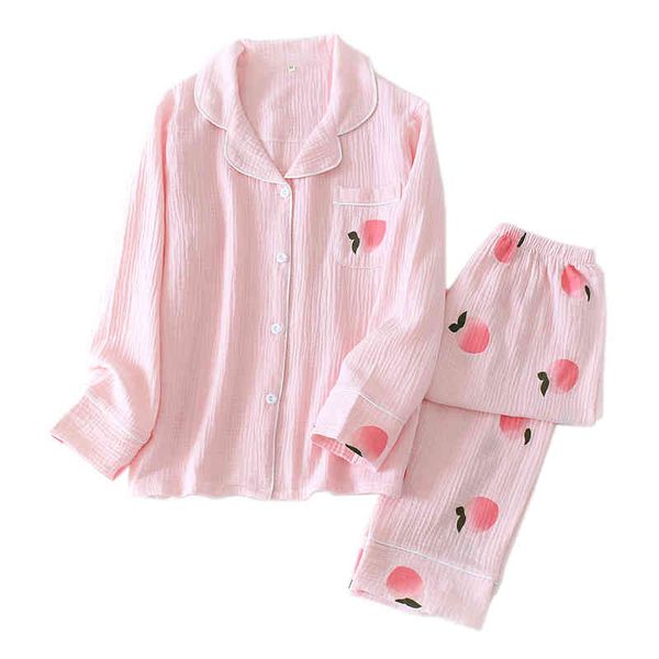 pants & capris fresh women's peach sweet sleepwear women pajamas sets spring japanese 100% cotton long-sleeved nightwear pyjamas homewe, Black;white
pants & capris fresh women's peach sweet sleepwear women pajamas sets spring japanese 100% cotton long-sleeved nightwear pyjamas homewe, Black;white