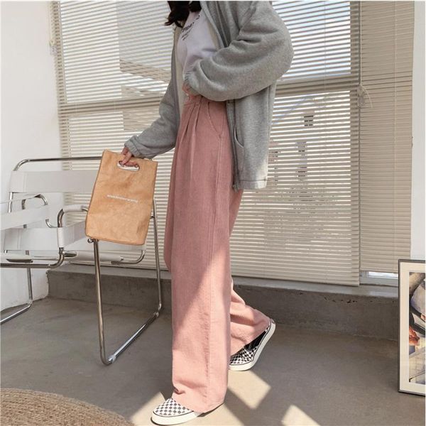women's pants & capris 2021 straight women trousers elegant vintage solid high waist jeans casual korean style loose wide leg ladies, Black;white
women's pants & capris 2021 straight women trousers elegant vintage solid high waist jeans casual korean style loose wide leg ladies, Black;white