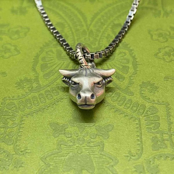 designer tauren necklace s925 silver women signature zodiac ox pendant men's and women's fashionable couple's clavicle chain
designer tauren necklace s925 silver women signature zodiac ox pendant men's and women's fashionable couple's clavicle chain