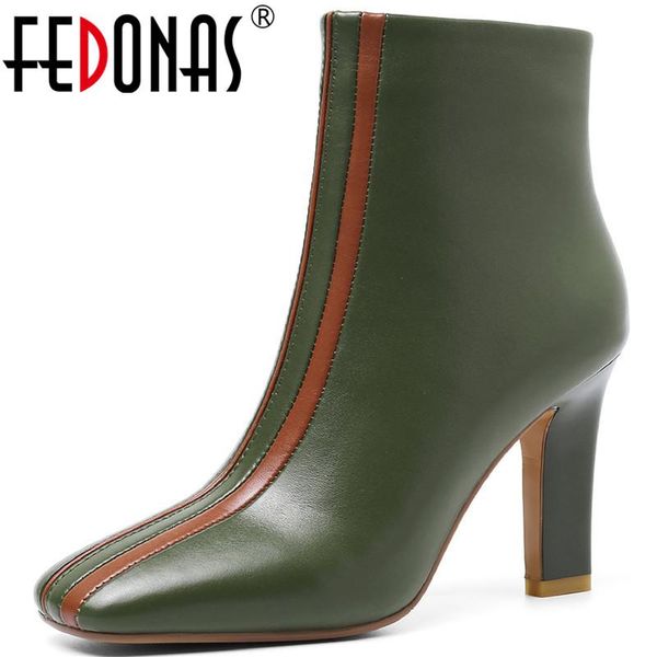 boots fedonas mixed colors ankle for women genuine leather high heels 2021 winter est party shoes woman, Black
boots fedonas mixed colors ankle for women genuine leather high heels 2021 winter est party shoes woman, Black