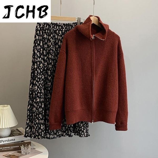 women's knits & tees jchb 2021 korean style female cardigan knitted sweater women long sleeve woman sweaters spring autumn fashion vete, White
women's knits & tees jchb 2021 korean style female cardigan knitted sweater women long sleeve woman sweaters spring autumn fashion vete, White