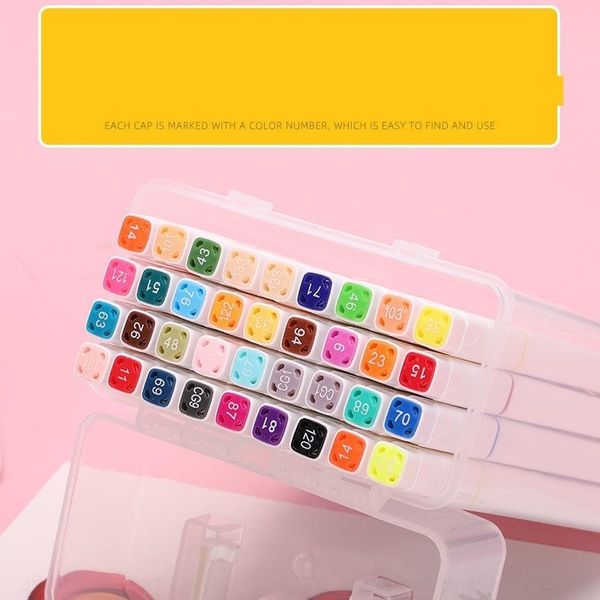 qA5 primary school students illustration double headed pens marker set art recommended animation design 12 painting painting 18 colors 24 c, Black;red
qA5 primary school students illustration double headed pens marker set art recommended animation design 12 painting painting 18 colors 24 c, Black;red