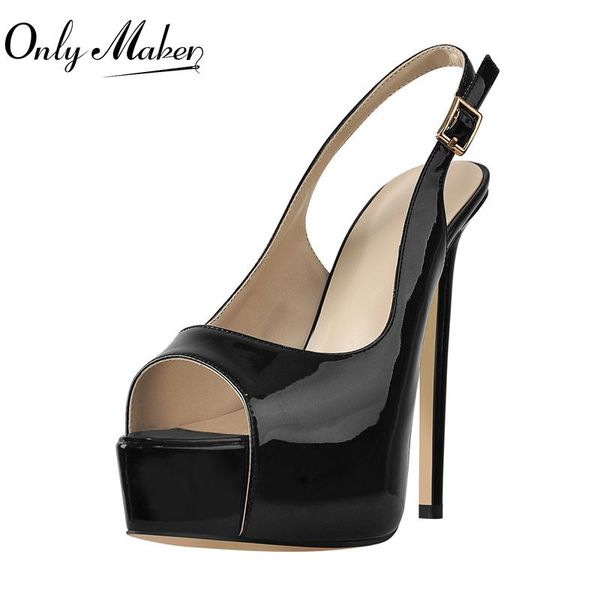sandals onlymaker women platform slip-on pointed peep toe stiletto high heels black patent leather buckle large size
sandals onlymaker women platform slip-on pointed peep toe stiletto high heels black patent leather buckle large size